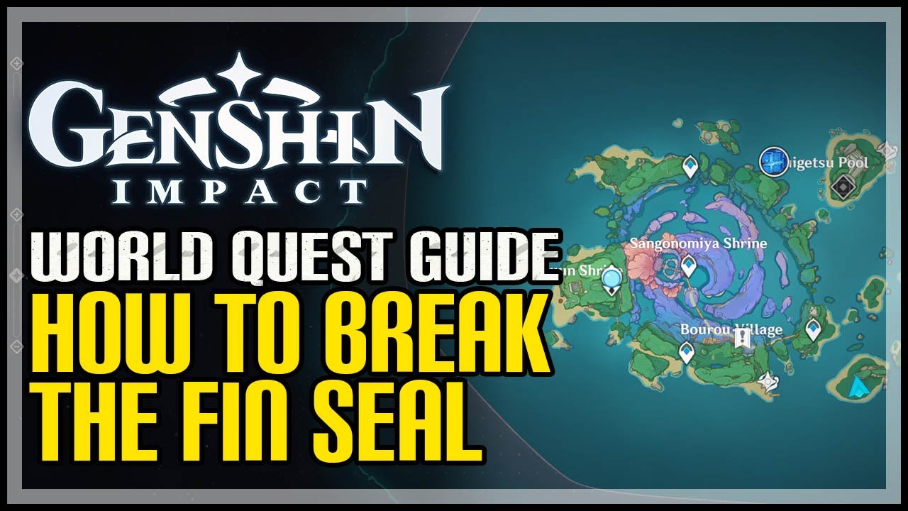 キープフィンさん専用　げんしん Break the Fin Seal Genshin Impact - YouTube