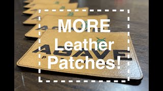 Leather Patches on a Glowforge! Making Leather Patches For Hats