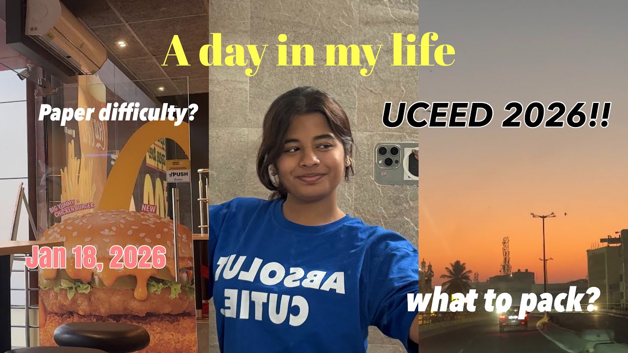 UCEED 2026! A day in my life | Ananyaagain