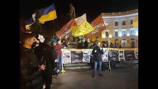 Виступ Юрія Дяченко (ДемАльянс) на акції до дня Гідності та Свободи в Одесі