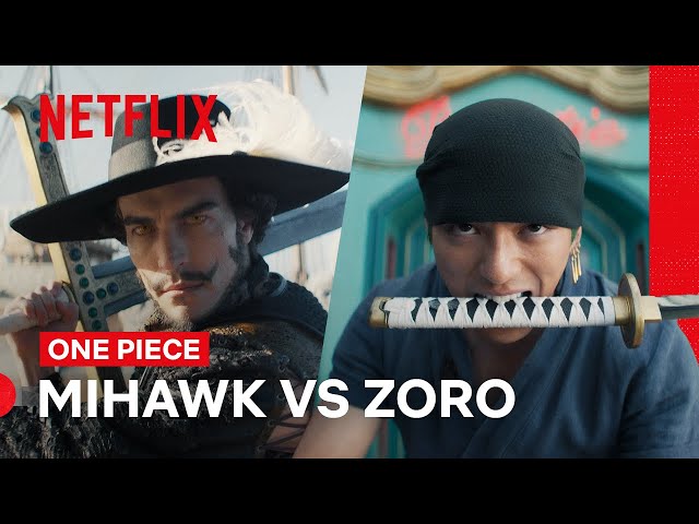ONE PIECE Episode 5 'Zoro vs Mihawk Fight Scene' - Netflix Live