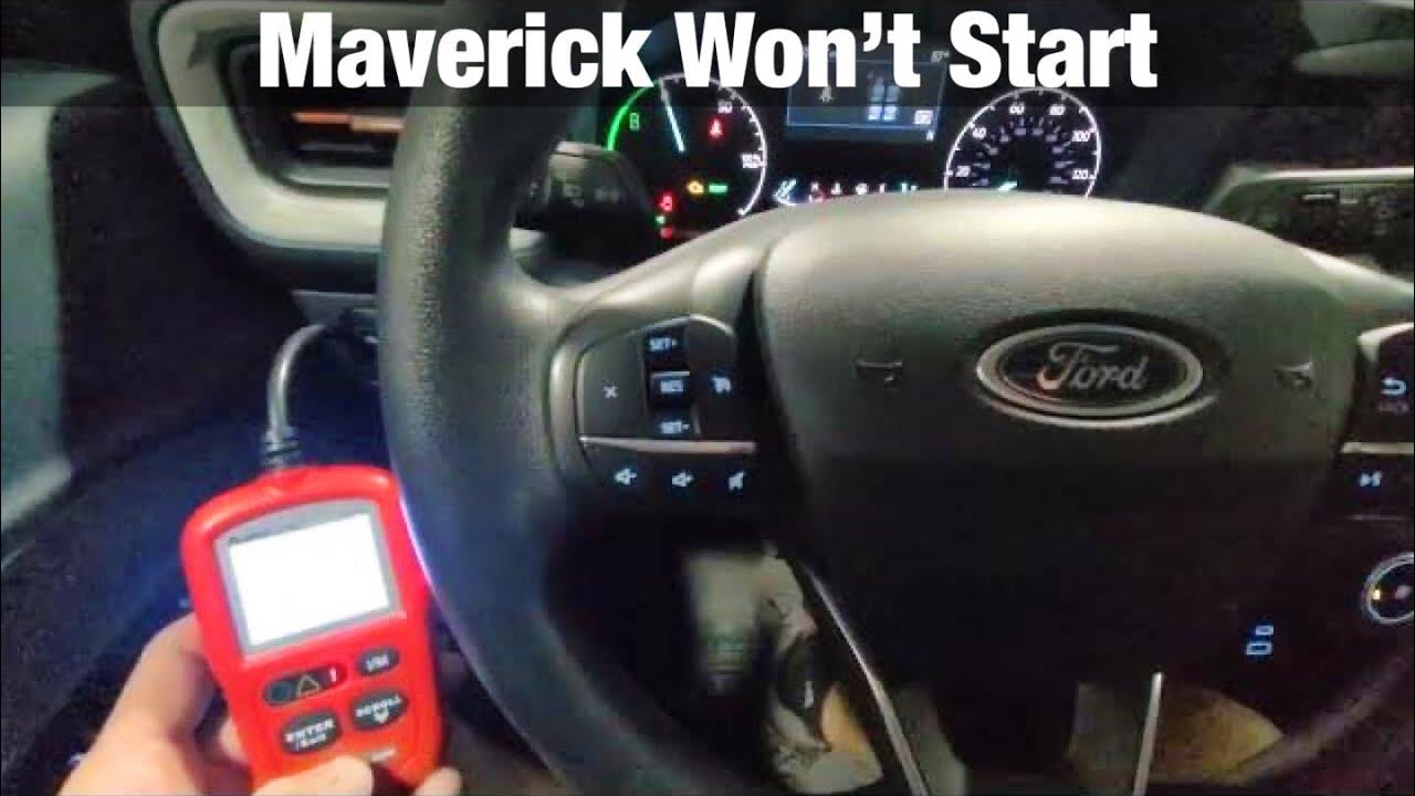 Ford Maverick Won't Start / Hybrid Issue P068a - YouTube