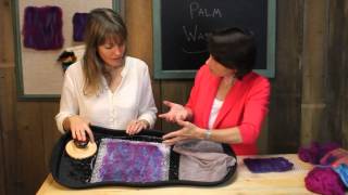 Easy wet felting with Palm Washboard