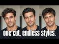 How To Get Multiple Different Men's Hairstyles With Just One Haircut!