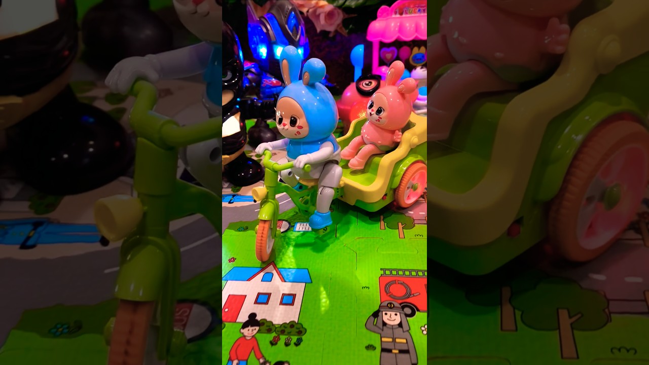 Berkeliling keliling naik sepeda bareng adek labubu pink 🤩 Happy Ceria 💞