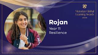 Year 11 Resilience Award (Victorian Global Learning Awards 2026)
