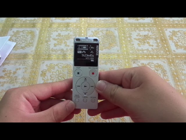 Review máy ghi âm sony ICD-UX560F