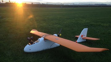 skywalker 1900 and Feiyu Tech G3 3-axis gimbal inverted mount