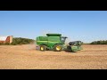 John Deere S670 Combine - 640FD Hydraflex™ Draper - Soybean Harvest 2020 - Monroe County - Michigan