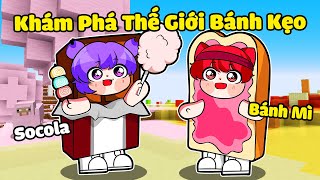 NABEE BẤT NGỜ KHÁM PHÁ THẾ GIỚI BÁNH KẸO SIÊU NGỌT NGÀO TRONG MINECRAFT*NABEE THẾ GIỚI BÁNH KẸO 🍬🍫🍭 screenshot 4