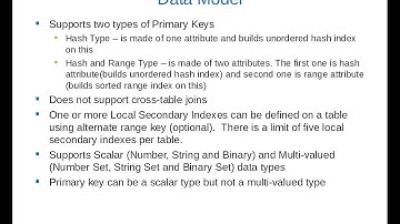 Amazon DynamoDB Presentation