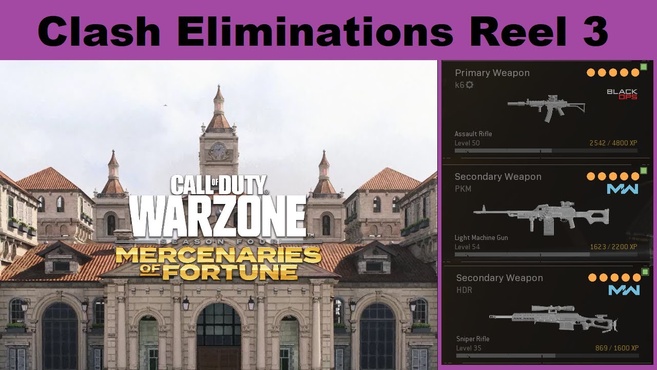 Warzone: 50 vs 50 Mode Eliminations Reel # 3