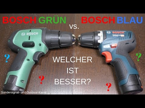[VERGLEICH] Bosch grün vs. Bosch blau | Sondersignal- und Outdoor-Kanal