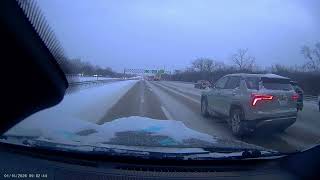 Driving in Slippery Winter Roads in Michigan | Dashcam ❄️🥶🧊
