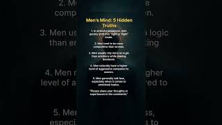 5 Hidden Truths About the Male Mind 🧠