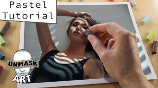 Light Portrait Pastel Tutorial Part 6
