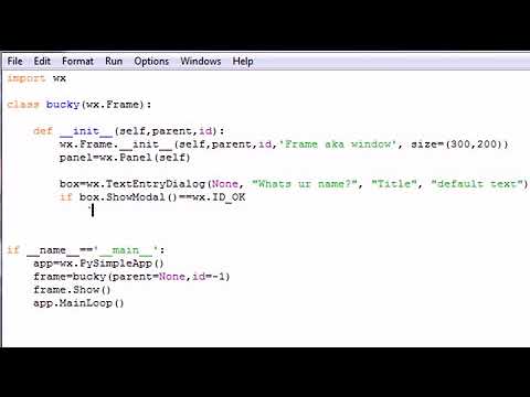 wxPython Programming Tutorial-5 Text Boxes for Input