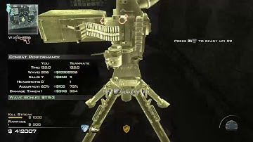 MW3 Survival Co-op Fallen with Player wave 265 All platforms World record Test run (suicide). Part 3