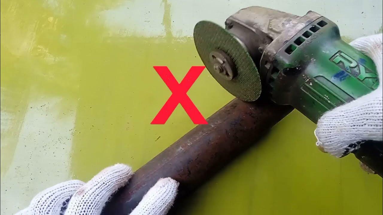 how to cut iron pipe few people know this secret YouTube