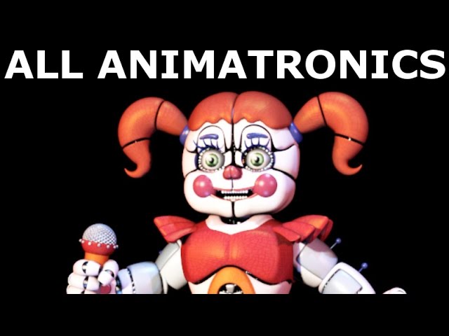 All Animatronics from Fnaf 5: Sister Location #fnaf #fnafedit