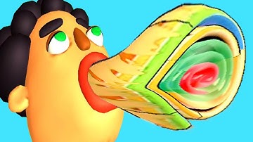 Spiral Peeling - Gameplay Walkthrough - All Levels (IOS, Android)