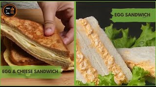 2 Healthy Sandwiches│ Quick & Easy Egg Sandwich Recipes by Food iz Cool