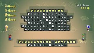 New Super Mario Bros Wii End Credits