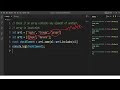 Checking Each Element of an Array