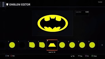 BO3 Emblems Tutorials- Batman