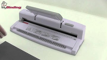 PaperMonster WB6 Personal 3-1 Pitch Wire Binding Machine Demo