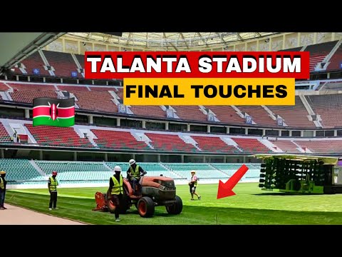 Talanta Stadium FINAL TOUCHES! 😱🇰🇪 | Modern Fibre Grass & Latest Construction Updates