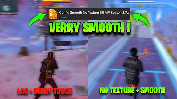 VERRY SMOOTH NO TEXTURE CONFIG IN COD MOBILE | FIX LAGS 60FPS BR/MP | CONFIG CODM