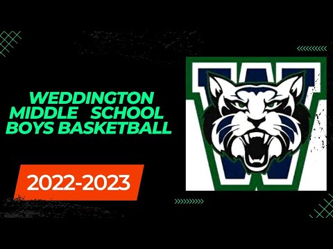 WEDDINGTON MIDDLE SCHOOL BOYS BASKETBALL VS PORTER RIDGE