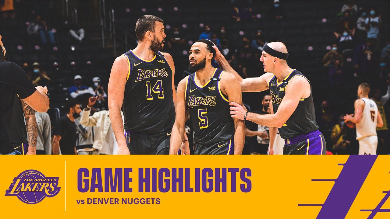 HIGHLIGHTS Los Angeles Lakers vs Denver Nuggets YouTube