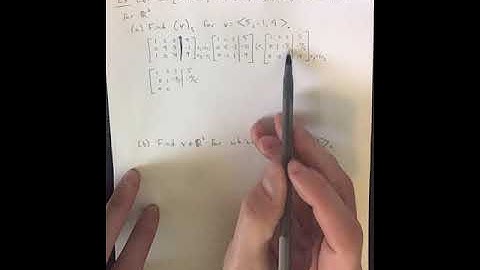 Linear Algebra - 4.4 Finding a coordinate vector