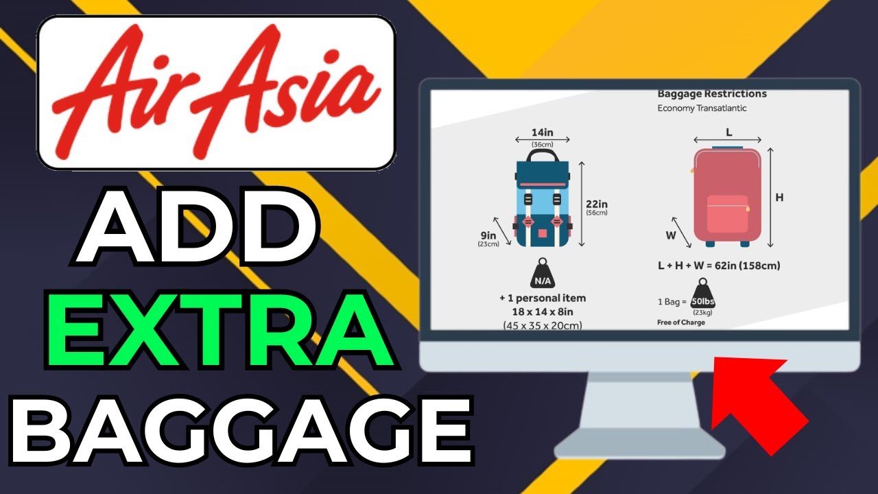 HOW TO ADD EXTRA BAGGAGE IN AIRASIA AFTER BOOKING (2026) | PAY FOR