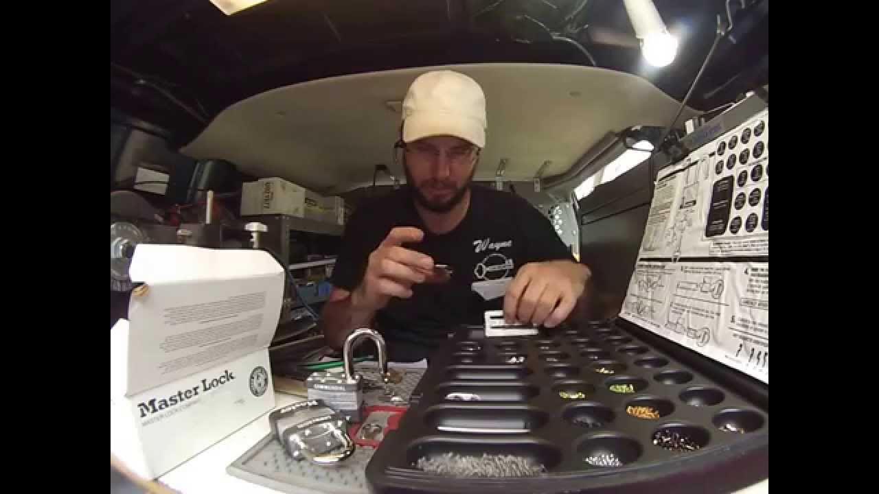 Master Lock 21 Padlock Rekeying How To ReKey YouTube