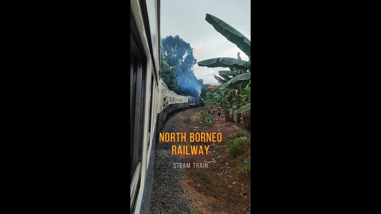 Sunset Steam Train Ride on North Borneo Railway from Tanjung Aru to Muara Sungai Benoni