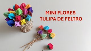 COM UM MOLDE SÓ VOCÊ FAZ DOIS MODELOS DE TULIPAS