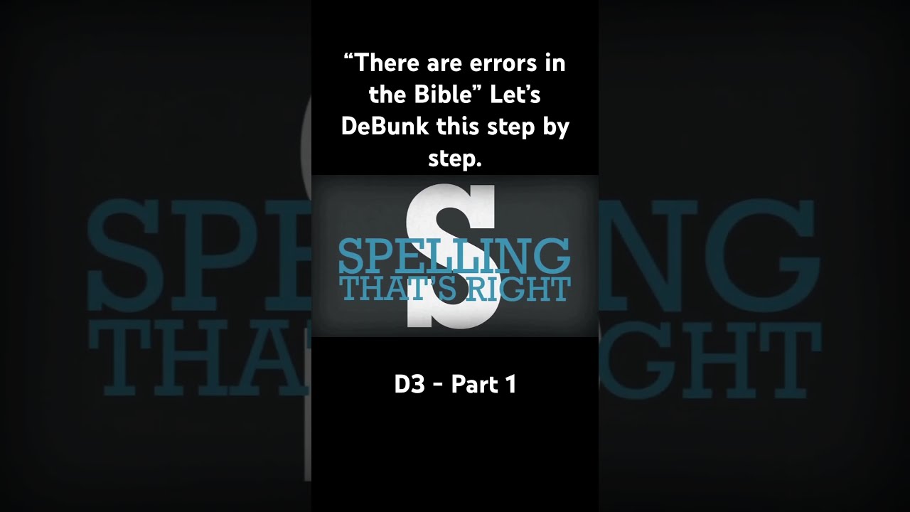 DeBunking The Errors In Bible Claim Step By Apologetics Translation