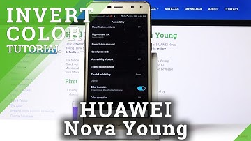 How to Use Color Inversion in HUAWEI Nova Young – Dark Mode