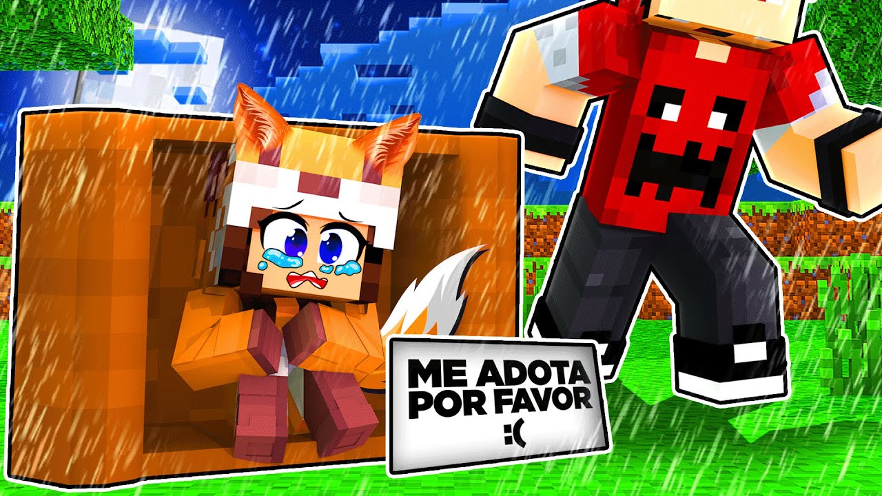 NINGUÉM QUER ADOTAR A BEBÊ RAPOSA no Minecraft ◂Miika▸