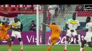 ملخص مباراة هولندا والسنغال 2-0 اليوم - كاس العالم 2022 هدفين قاتلين ومباراة روعه وجنون المعلق