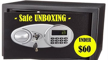 (UNBOXING) Amazonbasics Security SAFE 0.5 Cubic Feet Under $60