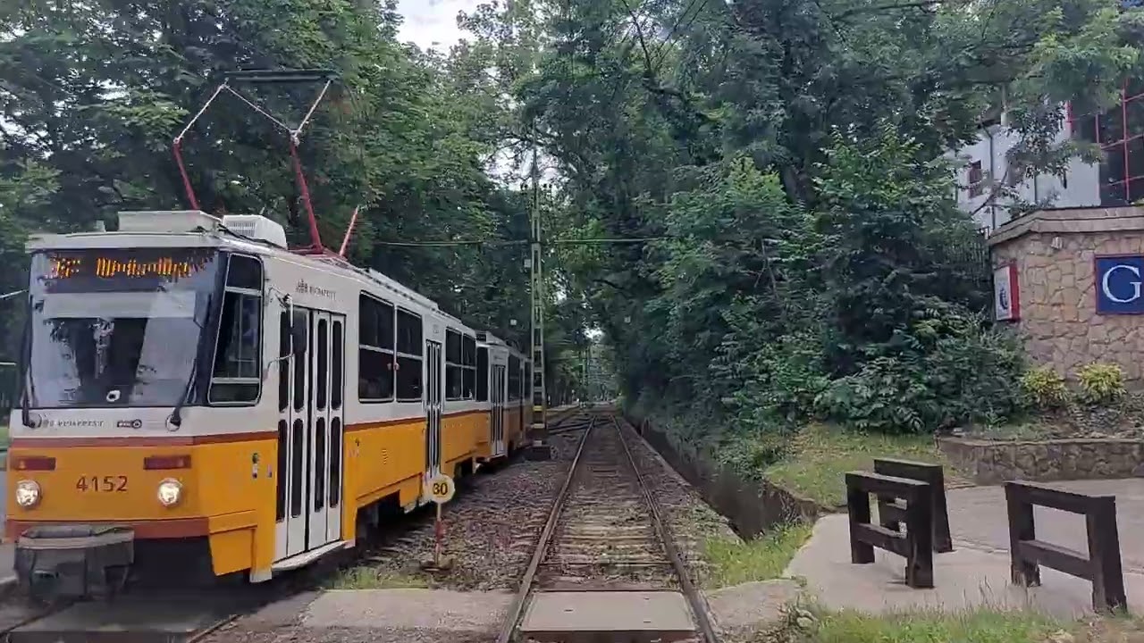 56/56A/61 Hűvösvölgy - Széll Kálmán tér, 2023.06.16. Vágányzár előtti utolsó nap.