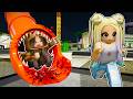 NUNCA VAYAS al TOBOGÁN MALDITO con Mandarina en Brookhaven Roblox