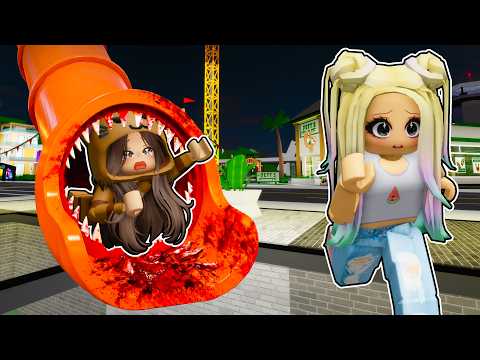NUNCA VAYAS al TOBOGÁN MALDITO con Mandarina en Brookhaven Roblox