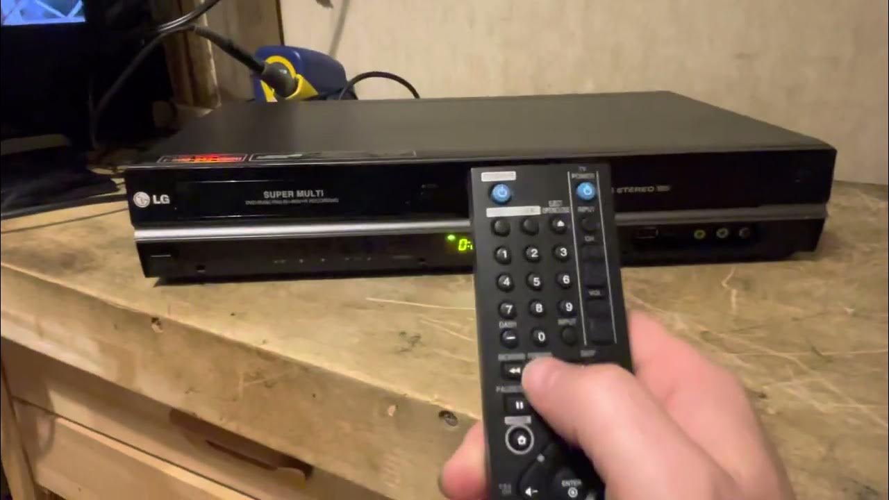 LG Super multi DVD Recorder VCR combo YouTube