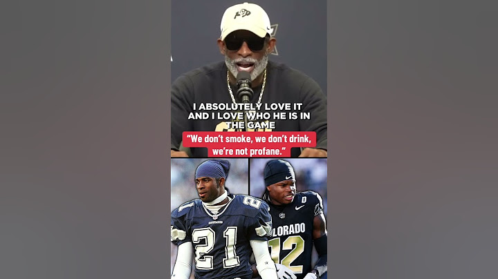 Coach Prime has high praise for Travis Hunter 👏 (via Colorado Buffaloes Football)