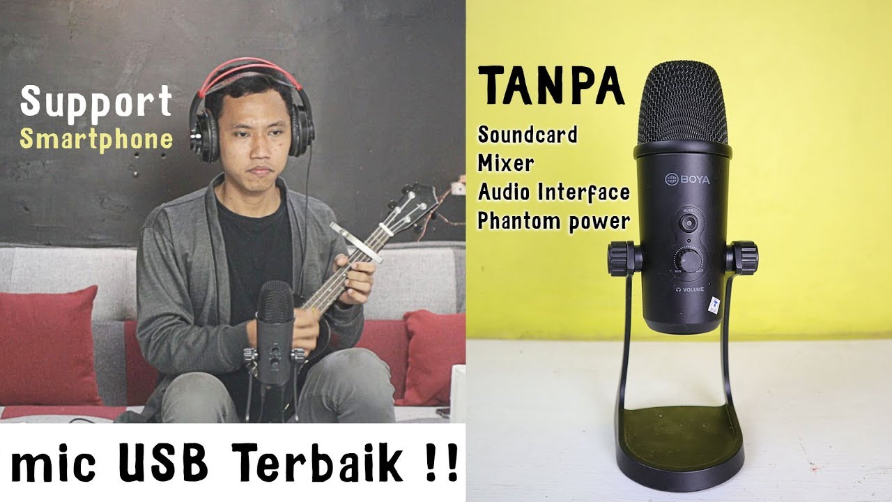 Mic Usb Terbaik Bisa Buat Hp Asmr Cover Lagu Gaming Podcast Review Boya Pm700 Youtube